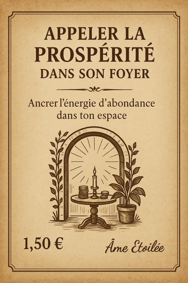 Rituel appeler à la prospérité dans son foyer