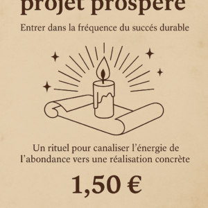Rituel manifester un projet prospère