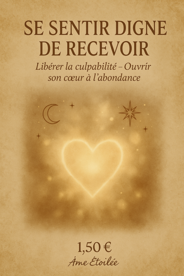 Rituel se sentir digne de recevoir