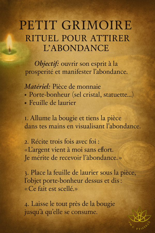 Rituel d'abondance