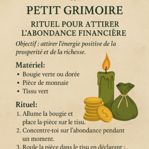 Rituel d'abondance financière